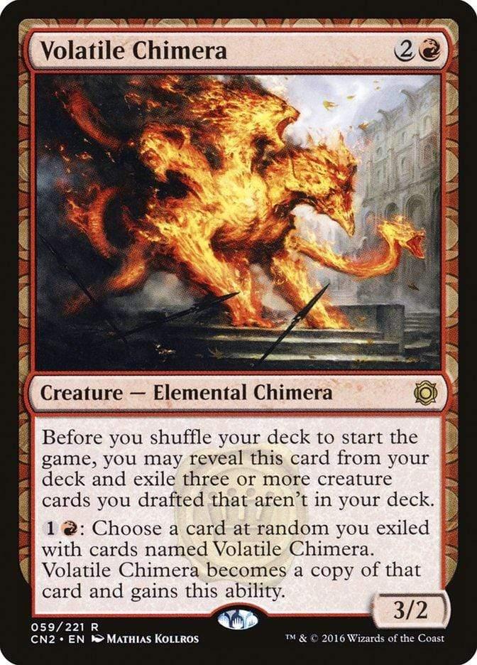 Magic: The Gathering MTG Single Volatile Chimera [Conspiracy: Take the Crown]