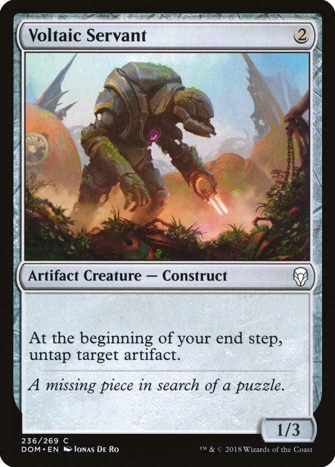 Magic: The Gathering MTG Single Voltaic Servant [Dominaria]