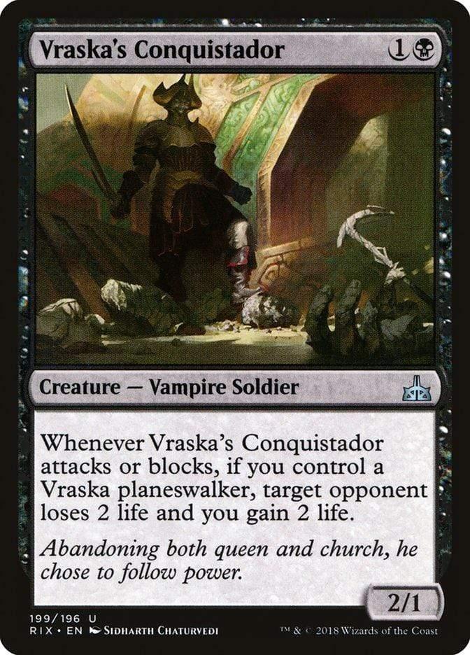 Magic: The Gathering MTG Single Vraska's Conquistador [Rivals of Ixalan]