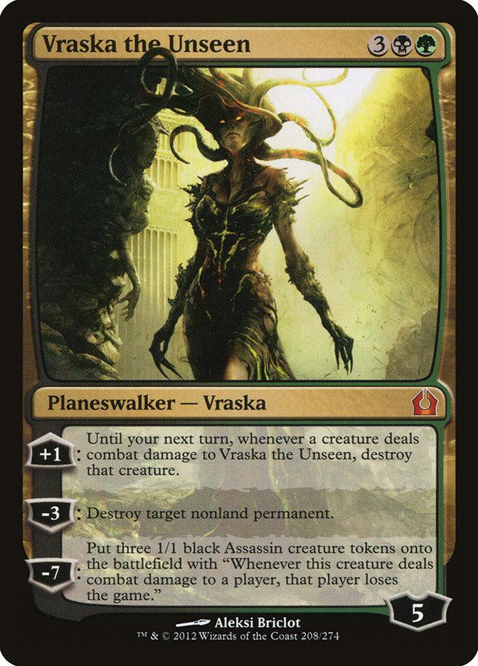 Magic: The Gathering MTG Single Vraska the Unseen [Return to Ravnica]