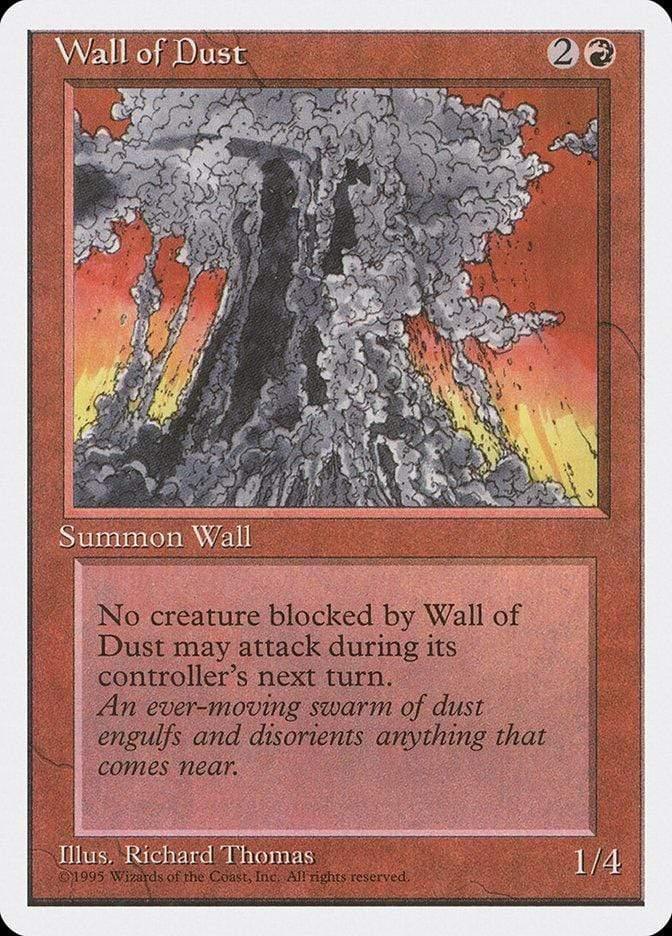 Magic: The Gathering MTG Single Wall of Dust [Fourth Edition]