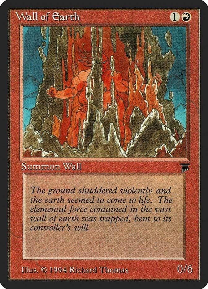 Magic: The Gathering MTG Single Wall of Earth [Legends]