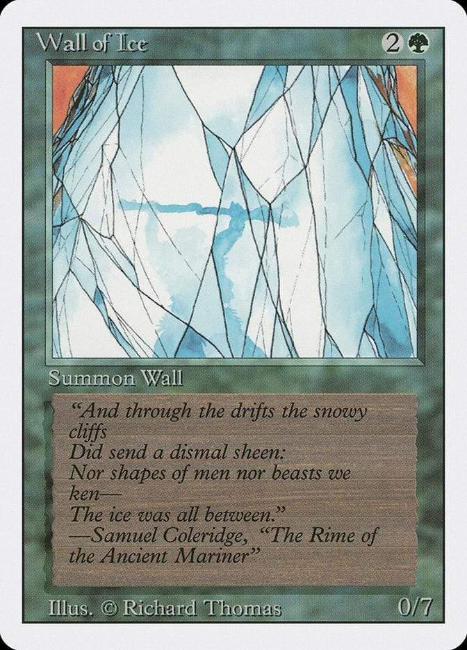 Magic: The Gathering MTG Single Wall of Ice [Revised Edition]