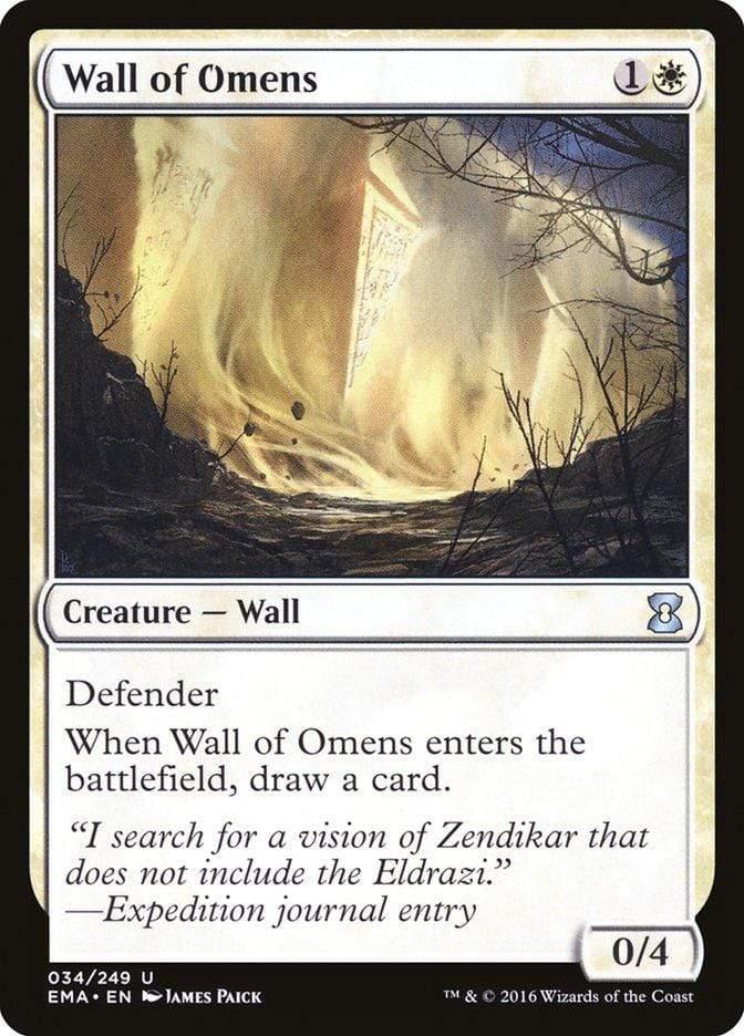Magic: The Gathering MTG Single Wall of Omens [Eternal Masters]