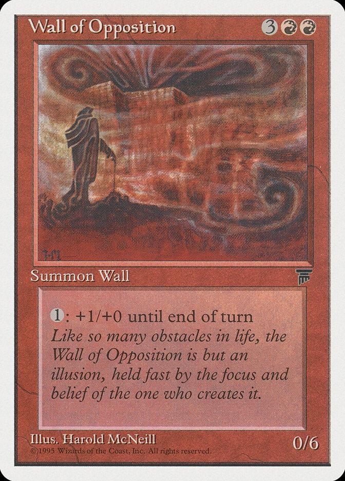 Magic: The Gathering MTG Single Wall of Opposition [Chronicles]