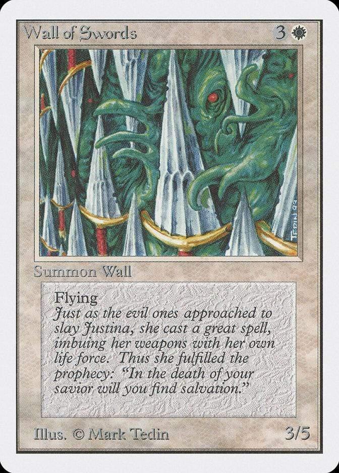 Magic: The Gathering MTG Single Wall of Swords [Unlimited Edition]