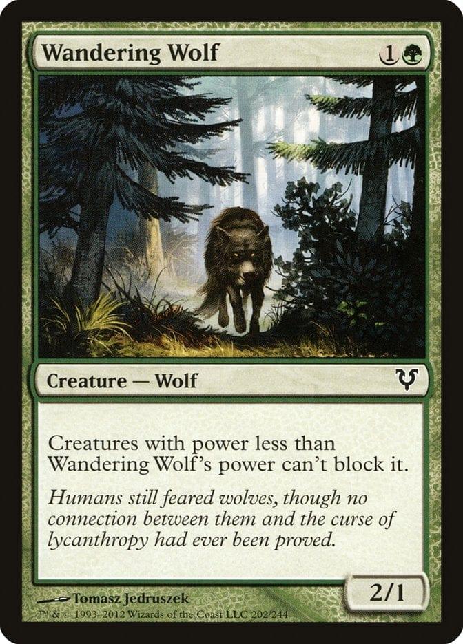 Magic: The Gathering MTG Single Wandering Wolf [Avacyn Restored]