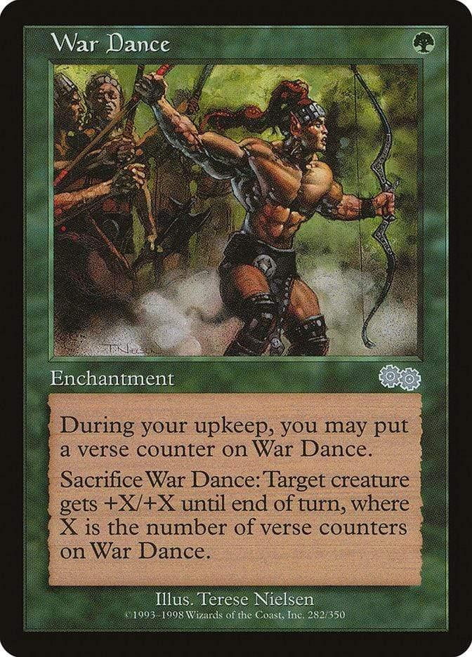 Magic: The Gathering MTG Single War Dance [Urza's Saga]
