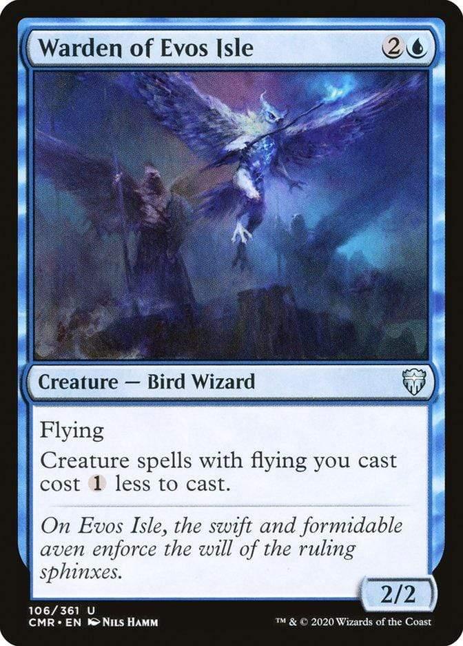 Magic: The Gathering MTG Single Warden of Evos Isle [Commander Legends]