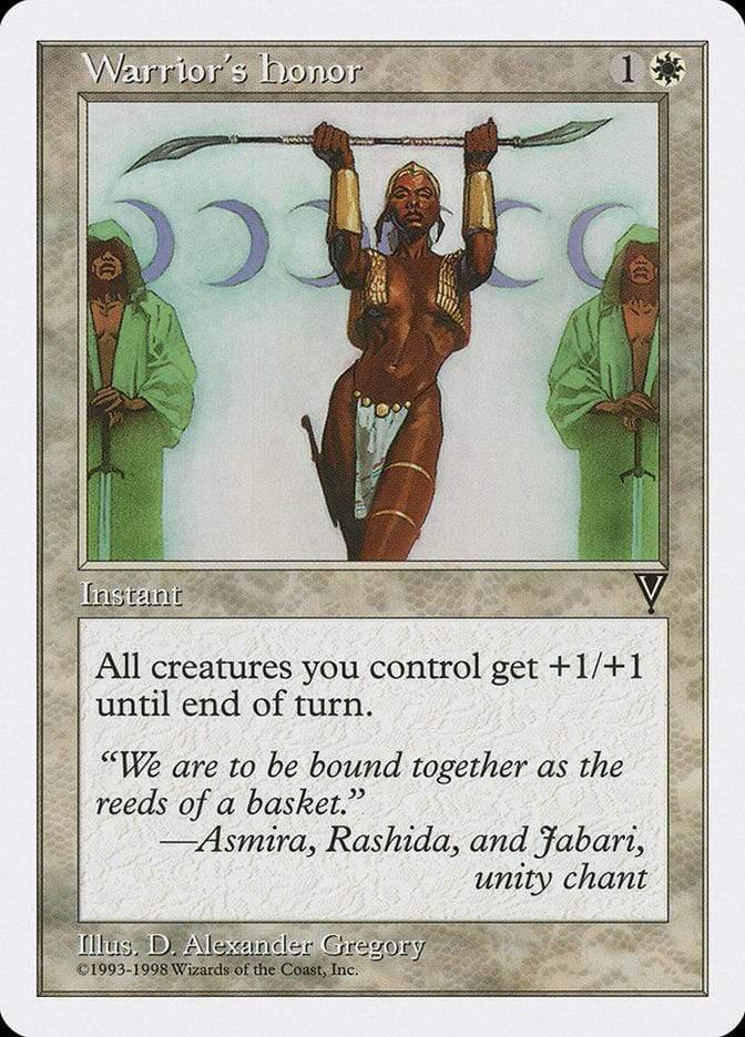 Magic: The Gathering MTG Single Warrior's Honor [Anthologies]