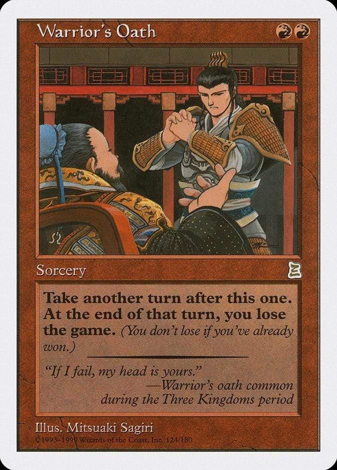 Magic: The Gathering MTG Single Warrior's Oath [Portal Three Kingdoms]