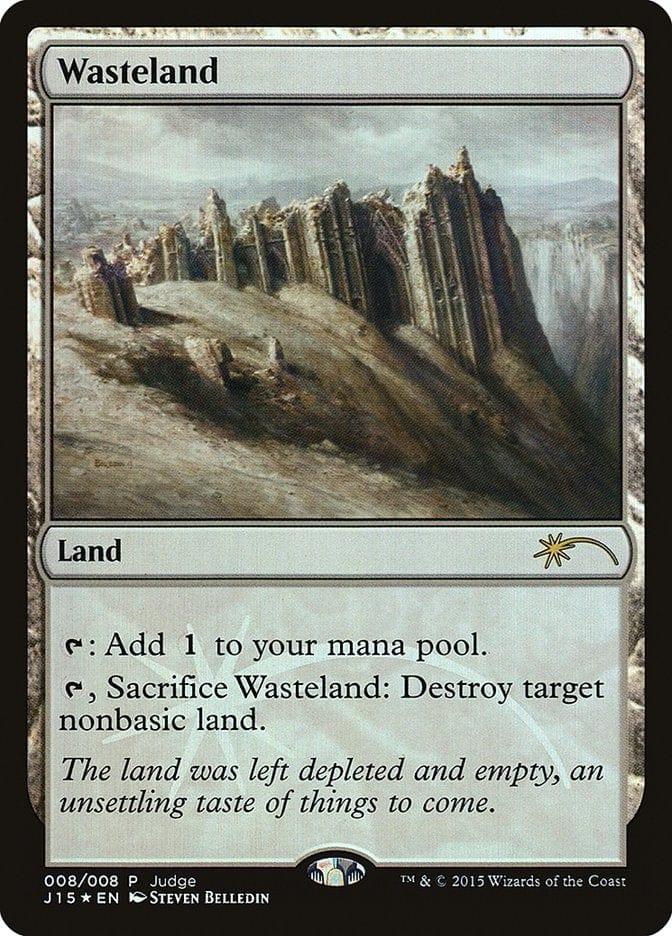 Magic: The Gathering MTG Single Wasteland [Judge Gift Cards 2015]