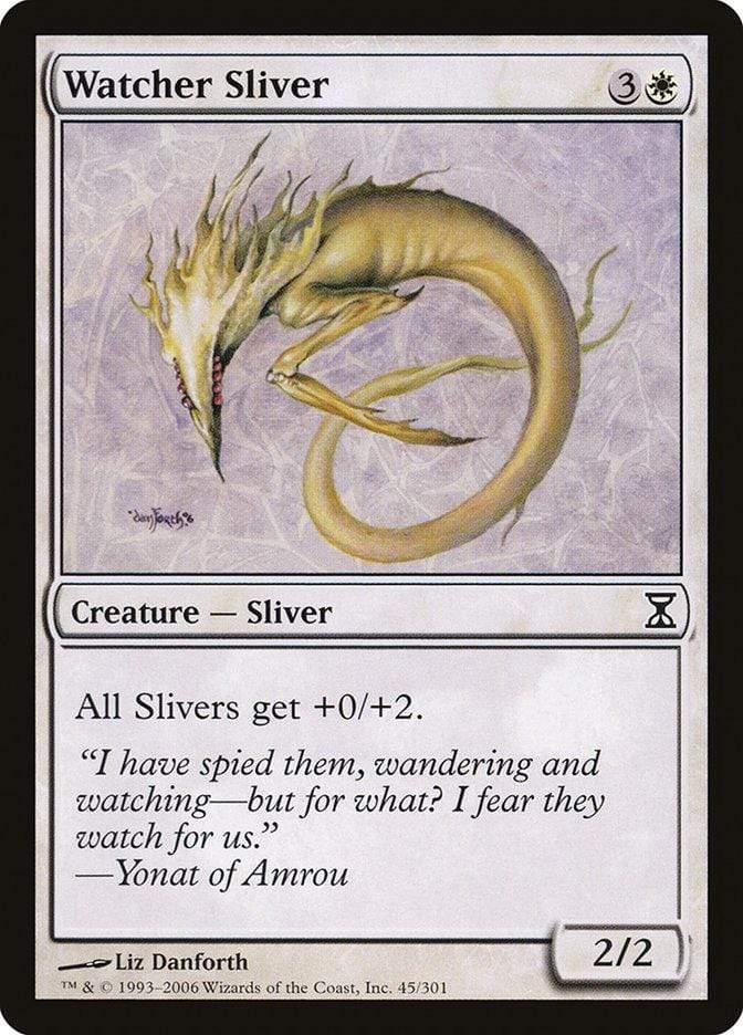 Magic: The Gathering MTG Single Watcher Sliver [Time Spiral]