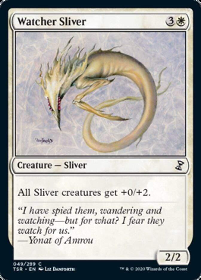 Magic: The Gathering MTG Single Watcher Sliver [Time Spiral Remastered]