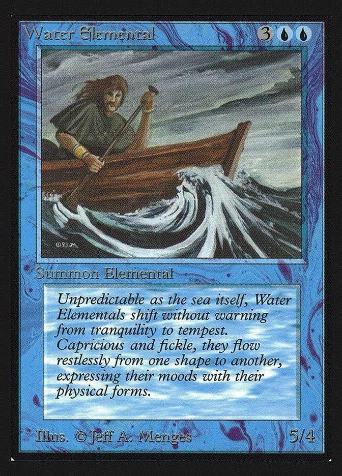 Magic: The Gathering MTG Single Water Elemental [Collectors’ Edition]