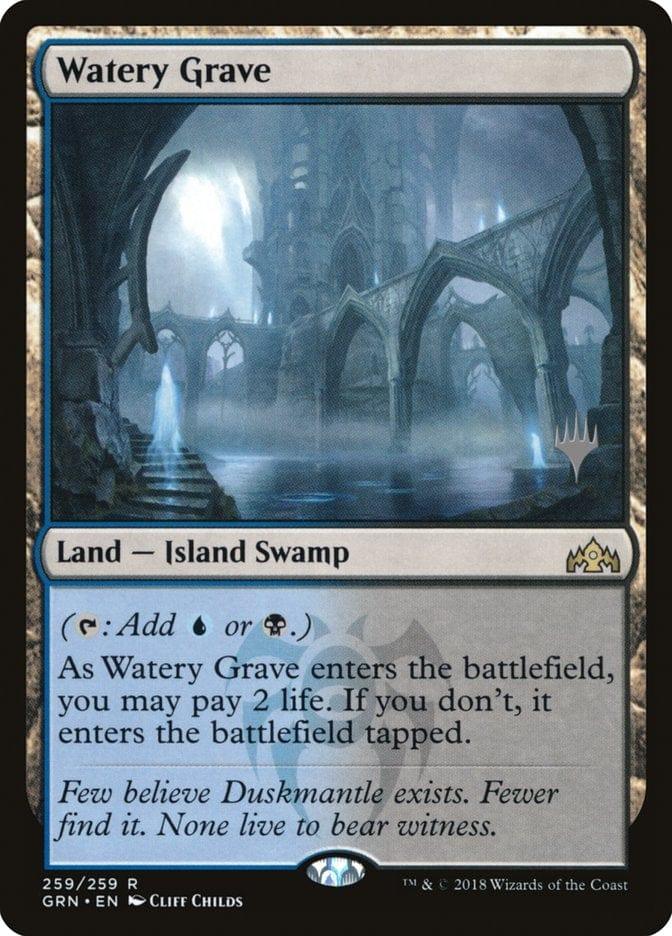 Magic: The Gathering MTG Single Watery Grave (Promo Pack) [Guilds of Ravnica Promos]