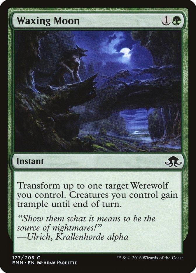 Magic: The Gathering MTG Single Waxing Moon [Eldritch Moon]