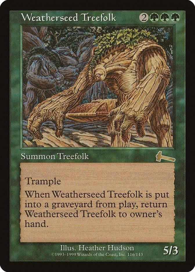Magic: The Gathering MTG Single Weatherseed Treefolk [Urza's Legacy]