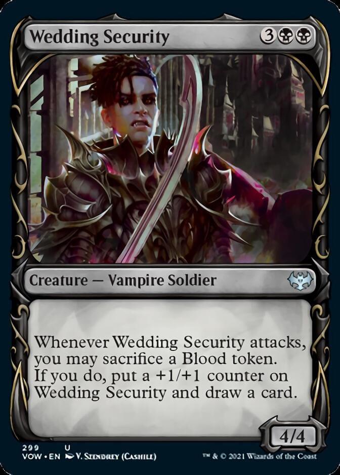 Magic: The Gathering MTG Single Wedding Security (Showcase Fang Frame) [Innistrad: Crimson Vow]