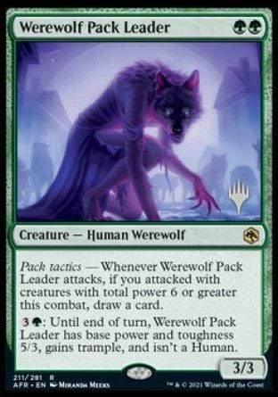 Magic: The Gathering MTG Single Werewolf Pack Leader (Promo Pack) [Dungeons & Dragons: Adventures in the Forgotten Realms Promos]