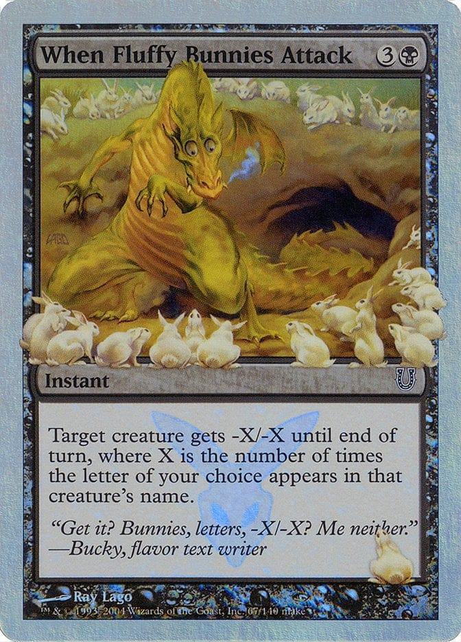 Magic: The Gathering MTG Single When Fluffy Bunnies Attack [Unhinged]