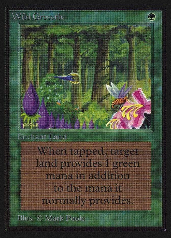Magic: The Gathering MTG Single Wild Growth [Collectors’ Edition]