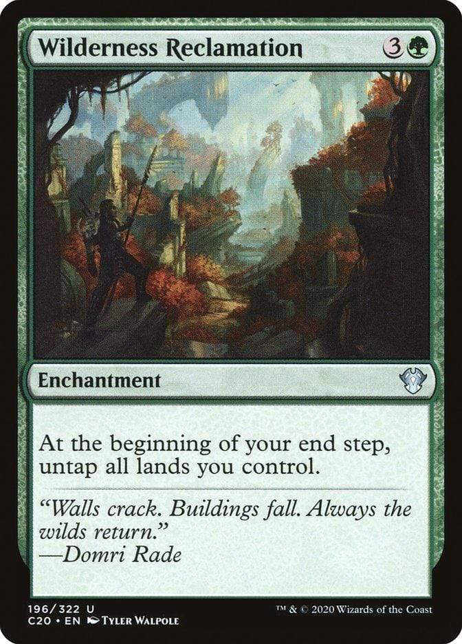 Magic: The Gathering MTG Single Wilderness Reclamation [Commander 2020]