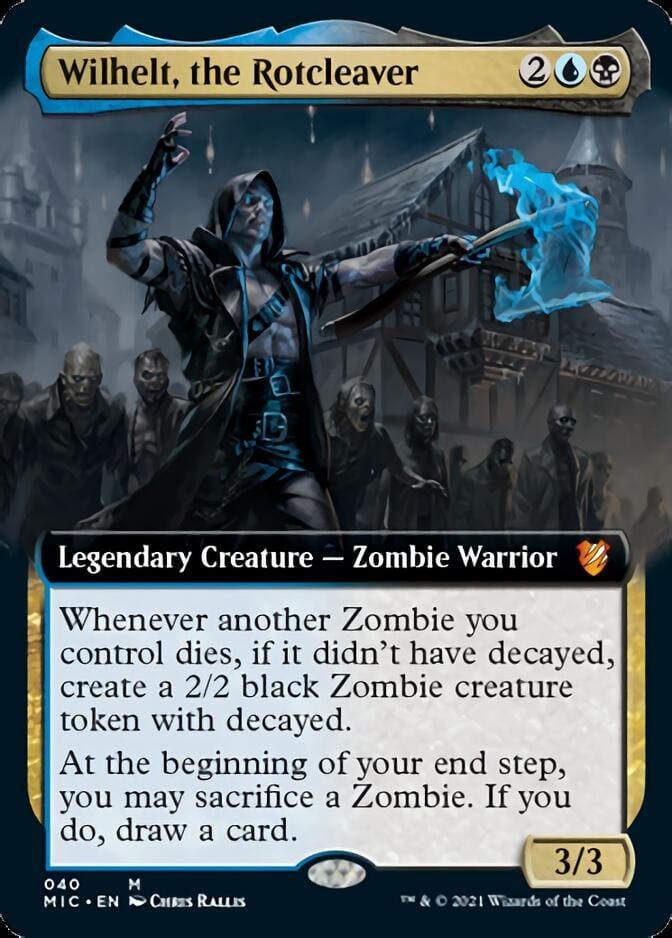Magic: The Gathering MTG Single Wilhelt, the Rotcleaver (Extended) [Innistrad: Midnight Hunt Commander]