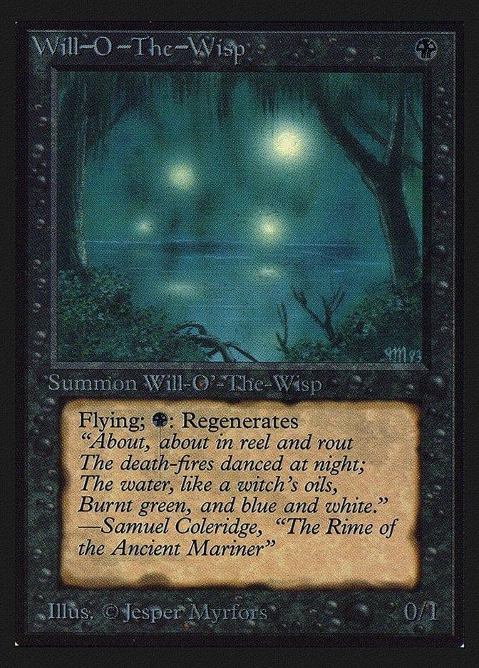 Magic: The Gathering MTG Single Will-o'-the-Wisp [International Collectors’ Edition]
