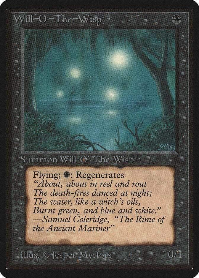 Magic: The Gathering MTG Single Will-o'-the-Wisp [Limited Edition Beta]