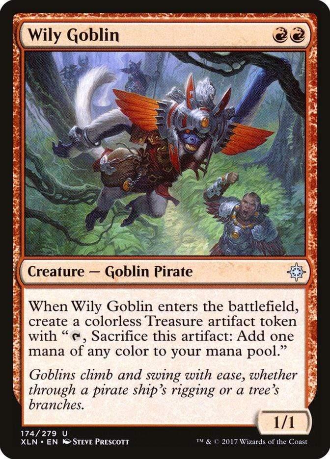 Magic: The Gathering MTG Single Wily Goblin [Ixalan]