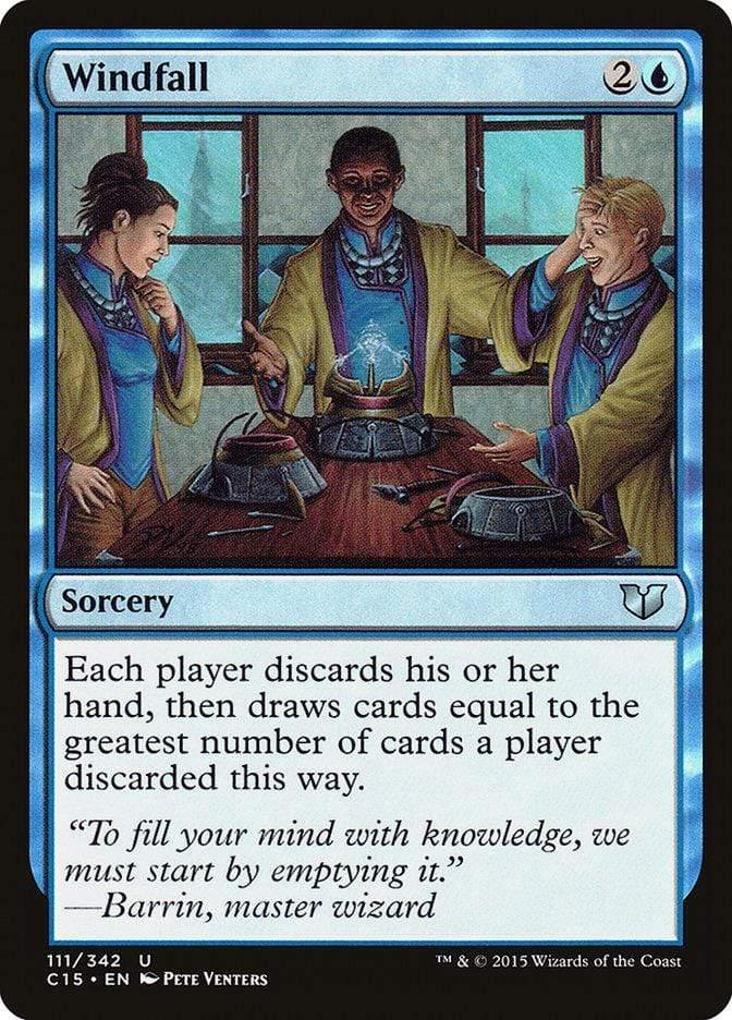 Magic: The Gathering MTG Single Windfall [Commander 2015]