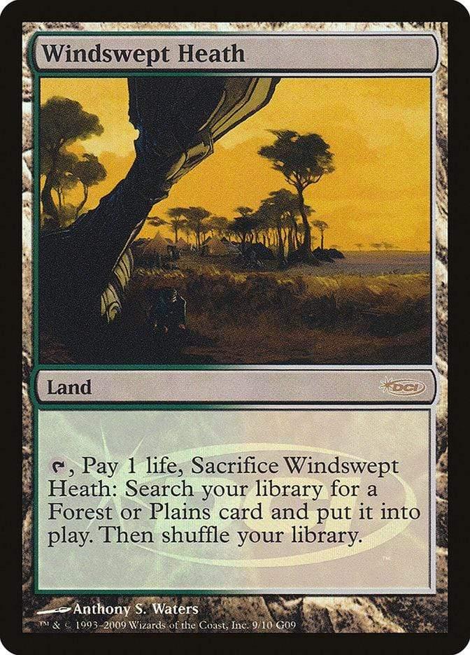 Magic: The Gathering MTG Single Windswept Heath [Judge Gift Cards 2009]