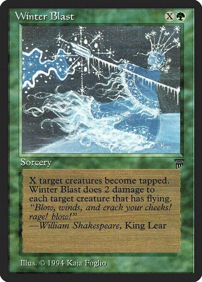 Magic: The Gathering MTG Single Winter Blast [Legends]