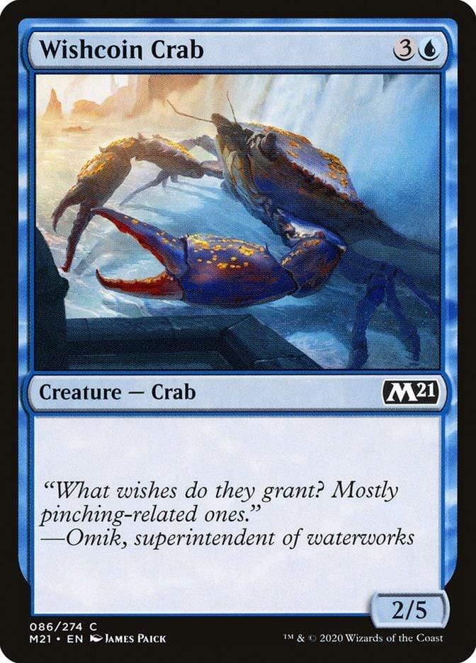 Magic: The Gathering MTG Single Wishcoin Crab [Core Set 2021]
