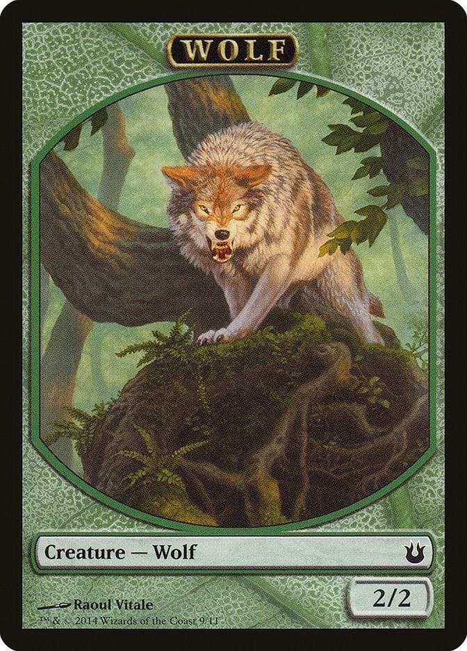 Magic: The Gathering MTG Single Wolf [Born of the Gods Tokens]