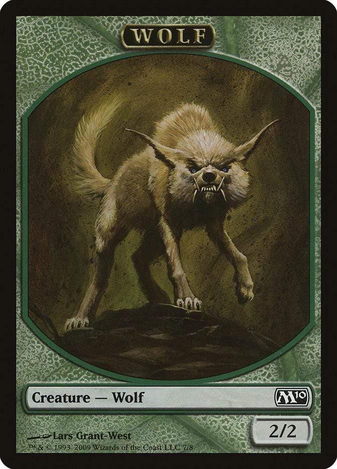 Magic: The Gathering MTG Single Wolf [Magic 2010 Tokens]