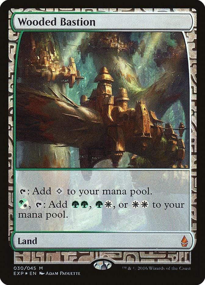 Magic: The Gathering MTG Single Wooded Bastion [Zendikar Expeditions]