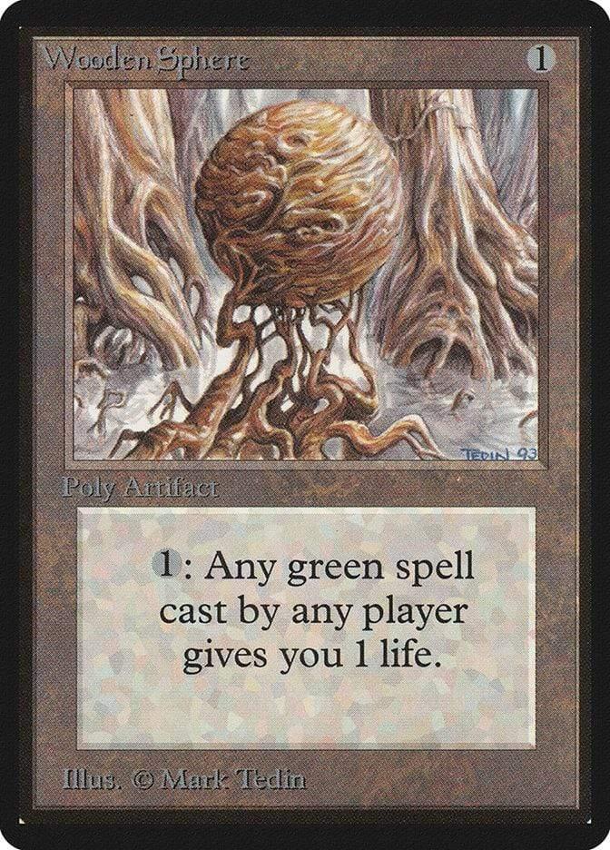 Magic: The Gathering MTG Single Wooden Sphere [Limited Edition Beta]