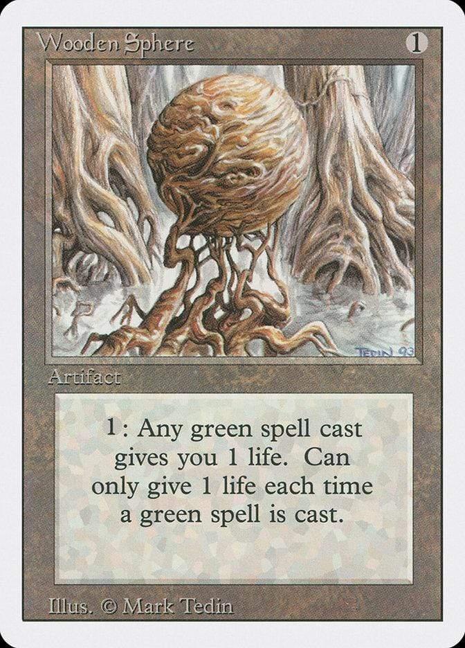 Magic: The Gathering MTG Single Wooden Sphere [Revised Edition]