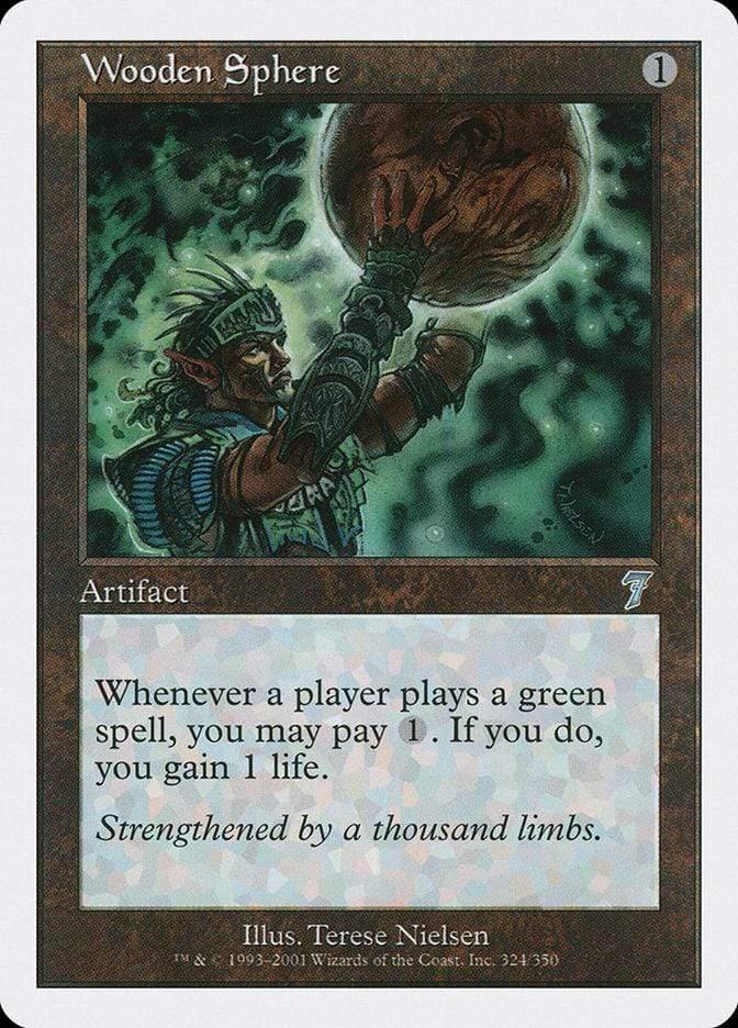 Magic: The Gathering MTG Single Wooden Sphere [Seventh Edition]