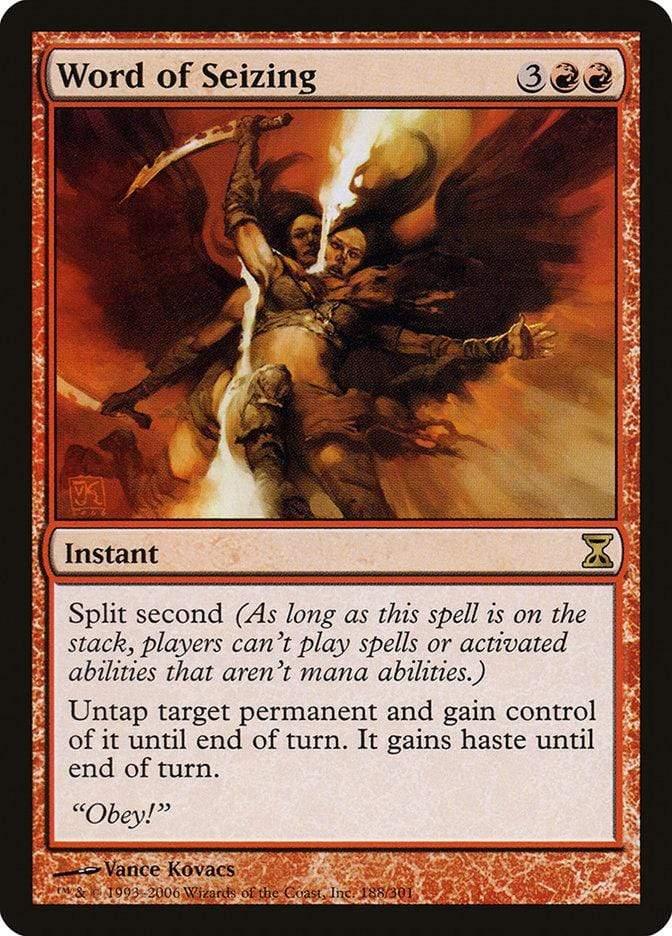 Magic: The Gathering MTG Single Word of Seizing [Time Spiral]