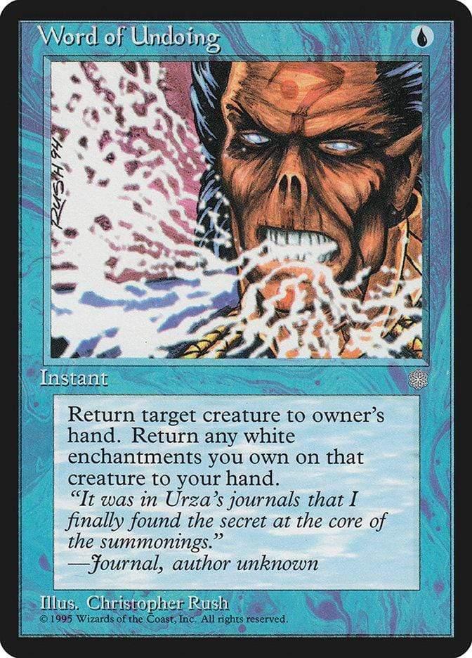 Magic: The Gathering MTG Single Word of Undoing [Ice Age]