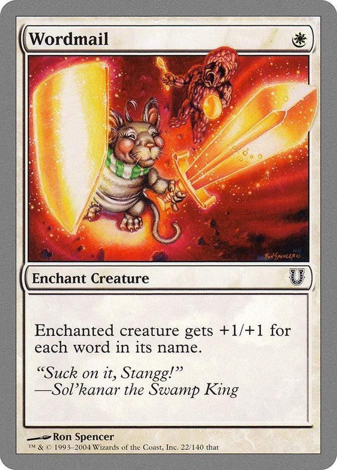 Magic: The Gathering MTG Single Wordmail [Unhinged]