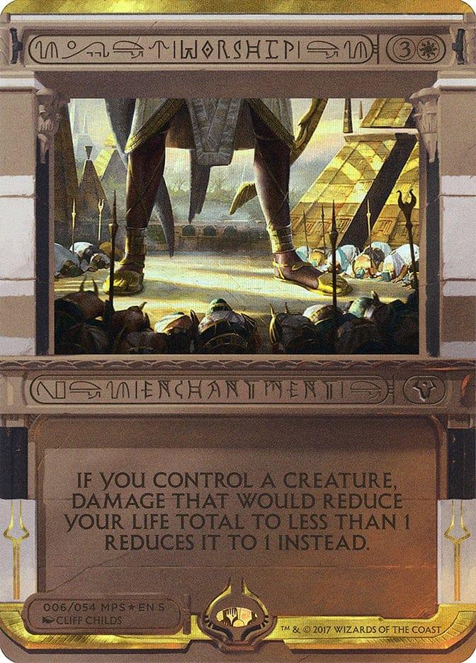 Magic: The Gathering MTG Single Worship (Invocation) [Amonkhet Invocations]