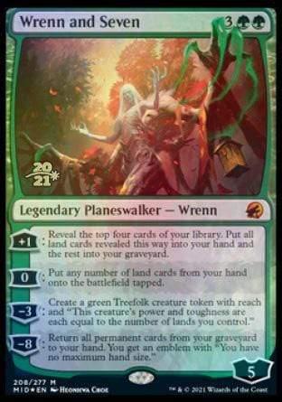 Magic: The Gathering MTG Single Wrenn and Seven [Innistrad: Midnight Hunt Prerelease Promos]