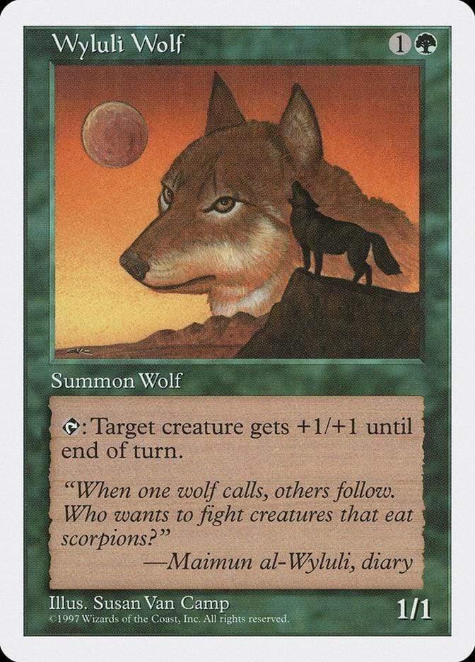Magic: The Gathering MTG Single Wyluli Wolf [Fifth Edition]