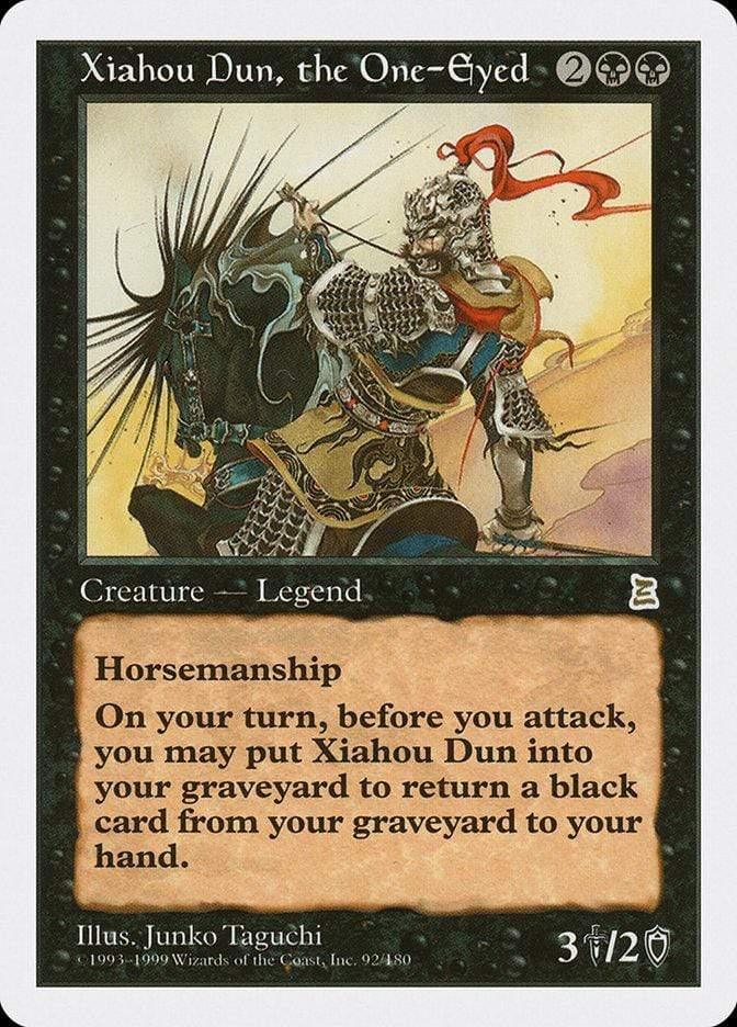 Magic: The Gathering MTG Single Xiahou Dun, the One-Eyed [Portal Three Kingdoms]