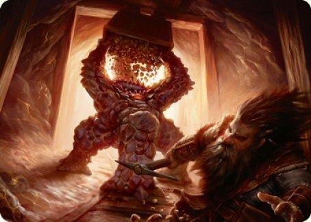 Magic: The Gathering MTG Single Xorn Art Card [Dungeons & Dragons: Adventures in the Forgotten Realms Art Series]