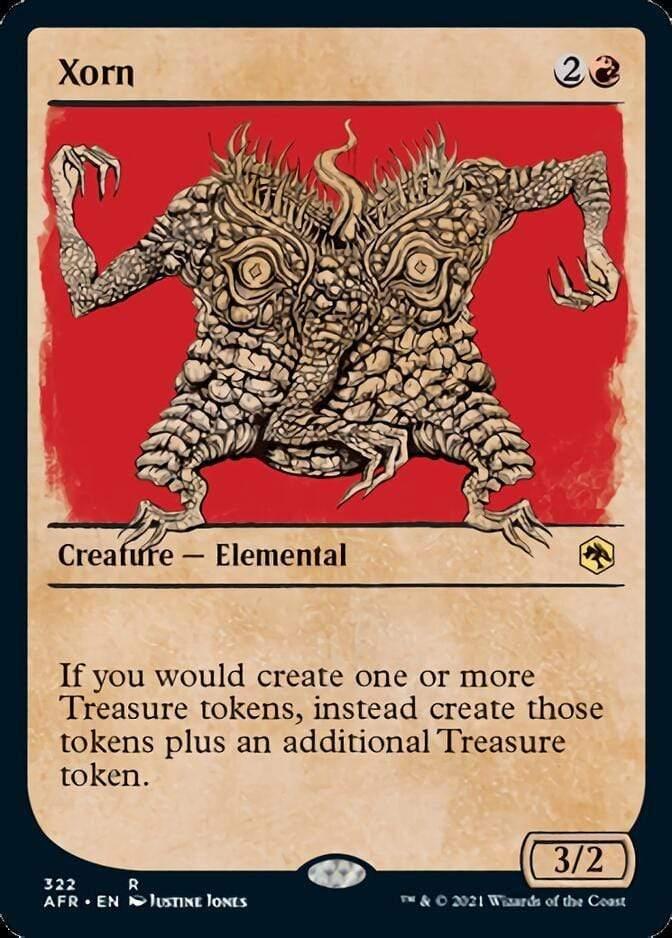 Magic: The Gathering MTG Single Xorn (Showcase) [Dungeons & Dragons: Adventures in the Forgotten Realms]